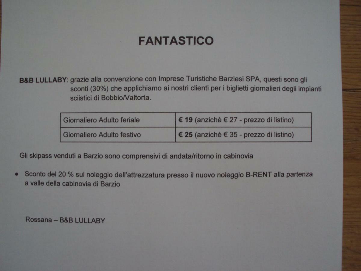 Lullaby B&B Ballabio Dış mekan fotoğraf